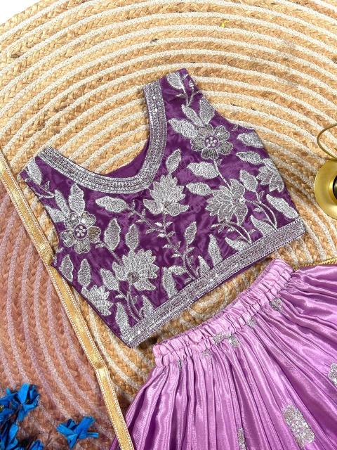 PRESENTING NEW DESIGNER  LAHENGA SET Chinon Surat wholesale kidswear suppliers - wholesale export